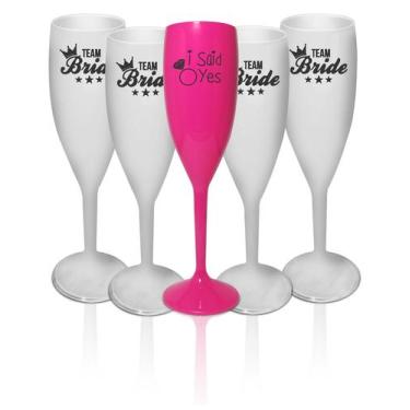 Imagem de Taça Champagne para Despedida de Solteira - 11 Peças - 170ml - Krystal