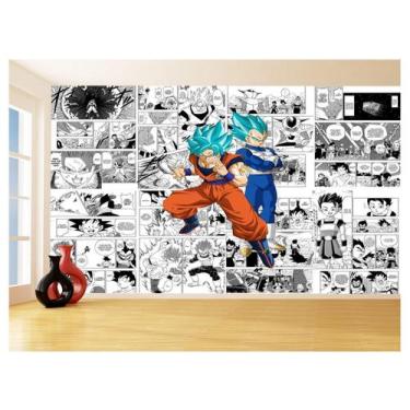 Imagem de Papel De Parede Dragon Ball Goku Vegeta Anime 3,5M Dbz675 - Você Decor
