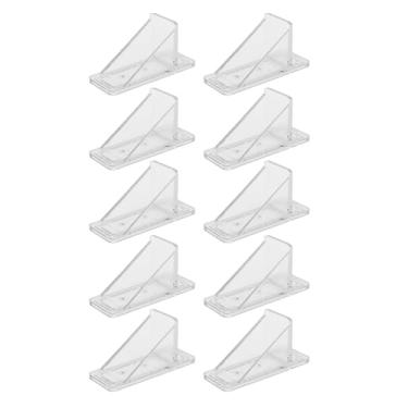 Imagem de Luocute Pacote Com 10 Protetores de Neve para Telhados de Metal, Paradas de Neve de Borracha para PC Resistentes Com Arruelas de Vedação e Parafusos para de Retenção de Telhado de (Transparente)