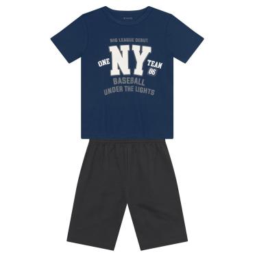 Imagem de Conjunto infantil menino de beisebol Brandili-Masculino
