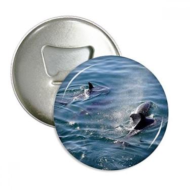 Imagem de Ocean Killer Baleia Natureza Abridor de Garrafas Imã de Geladeira Emblema Multifuncional