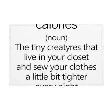 Imagem de DIYthinker Tapete de porta de banheiro antiderrapante com citação de perda de peso inglês preto