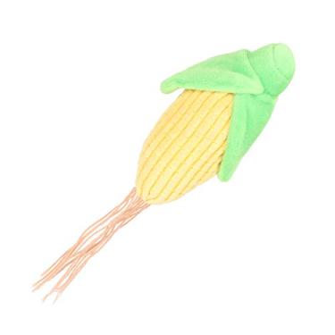 Imagem de Labuduo Brinquedo de pelúcia para animais de estimação, brinquedos de mastigar para cães e animais de estimação, fofos para mastigar, presentes, gatos, animais de estimação (milho)