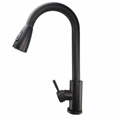 Imagem de Torneira Monocomando Pull Down Gourmet Agua Quente Fria Cozinha Bancada Cuba