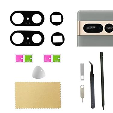 Imagem de (Pacote com 2 unidades) Pixel 7 pro Peças de proteção de lente de vidro traseiro para câmera traseira para Google Pixel 7 Pro GP4BC GE2AE 6,3 polegadas (não serve para a versão Pixel 7)