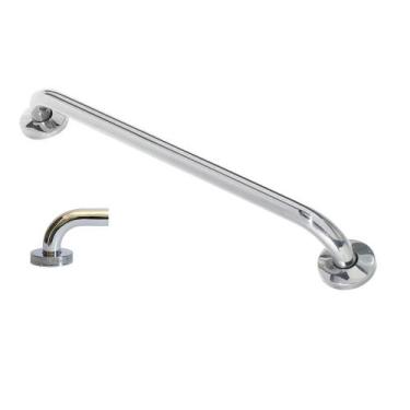 Imagem de Alça de Apoio 80cm Barra Inox Acessibilidade Idoso Cadeirante Deficien