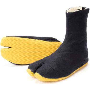 Imagem de Tênis infantil japonês Tabi 5 clipes, preto, Preto, 9 Big Kid