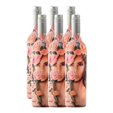 Imagem de Vinho Rose Chileno La Piu Belle Vik Wine 750ml Kit 6 Und