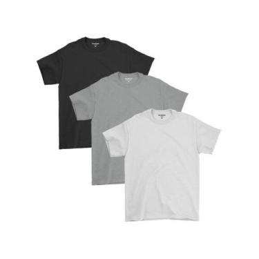 Imagem de Kit 3 Camisetas Básicas Lisa Algodão 30.1 Premium Colors - TLT, GG