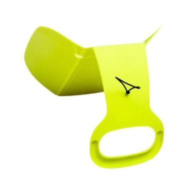 Imagem de kowaku Trenó de neve, trenó de neve de inverno, com alça, trenó prático de grama deslizante, trenó de tobogã, trenó de areia para crianças, adultos, meninos, Verde