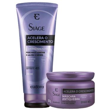 Imagem de Kit Eudora Siàge Acelera O Crescimento Condicionador Máscara
