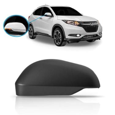 Imagem de Capa retrovisor honda hrv hr-v 2015 2016 2017 preto - SP ACESSÓRIOS, E