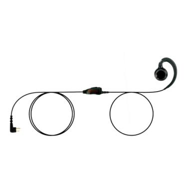 Imagem de Fone de ouvido giratório EH com microfone e PTT para rádios Motorola R2 e Motorola CLS1110 CLS1410 CLS1450 CP200 CP185 RDM2070
