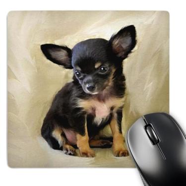 Imagem de 3dRose Mouse pad LLC 20,3 x 20,3 x 0,63 cm, filhote de Chihuahua (mp_4467_1)