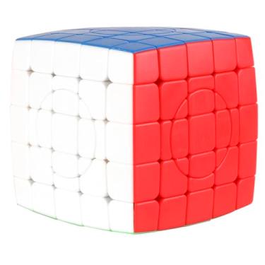 Imagem de Willking Circular 5x5x5 Speed Cube Stickerless Puzzle Toys Gift (Circular 5x5 2.0)