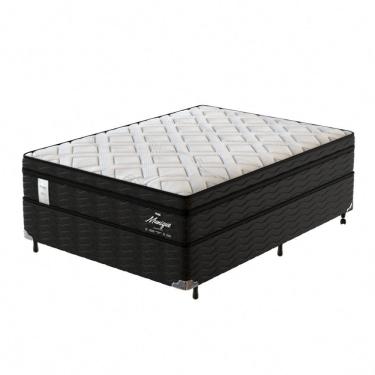 Imagem de Conjunto Box Casal Mola Ensacada Probel Munique (138x188x56cm)