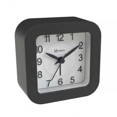 Imagem de Relógio Despertador Quartz Cabeceira Luz Silencioso Preto - Preto
