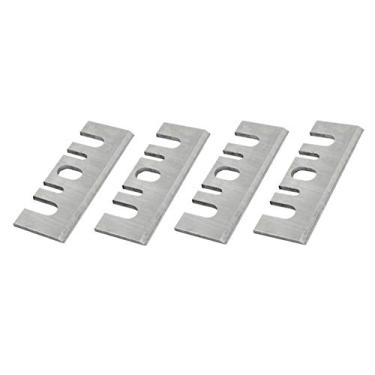 Imagem de LDEXIN 4 peças de facas para máquina de plaina elétrica de aço de alta velocidade para Hitachi F-20A