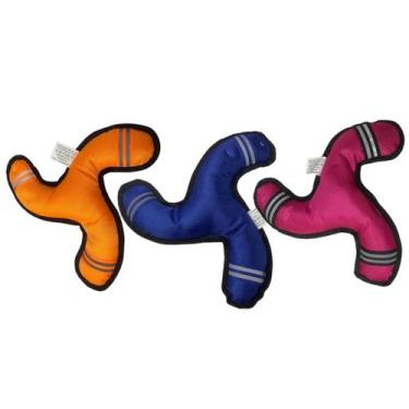 Imagem de Mordedor Pets Brinquedo Divertido para Cães - Genérico, Azul, Triângul