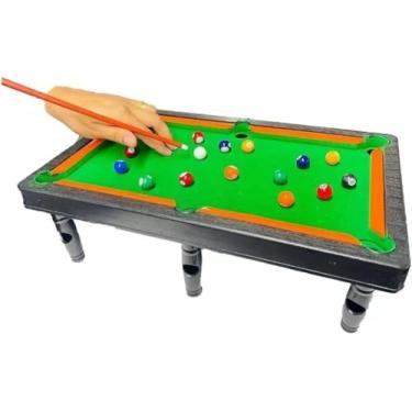 Imagem de Mesa de Bilhar Infantil Portátil Snooker Diversão Completa para os Pequenos Campeões!