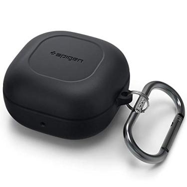 Imagem de Spigen Silicone Fit Compatível com Galaxy Buds2 Pro Capa/Galaxy Buds 2 Capa/Galaxy Buds Pro Capa/Galaxy Buds Live Capa - Preto