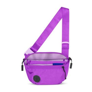 Imagem de Baboon to the Moon Pochete – Bolsa de cintura moderna, compacta, repelente de água em várias cores e tamanhos para homens e mulheres, Roxo elétrico, Full Size (3L), Fannypack