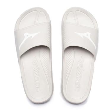 Imagem de Chinelo Slide Masculino Mizuno Enerzy Cinza/Branco, Cinza, Branco, 39