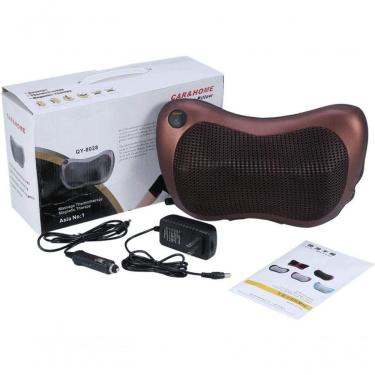 Imagem de Massageador Almofada Shiatsu Rotativa Infravermelho Massagem Pés Pescoço Pernas Coluna