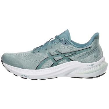 Imagem de ASICS Sapatos masculinos GT-2000 12, Neblina do oceano/azul-petróleo nebul, 9.5