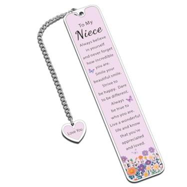 Imagem de Presentes de sobrinha da tia tio, presentes de Natal para sobrinhas, marcadores roxos para crianças, presente de aniversário de formatura de dia dos namorados para sobrinhas, meninas, meias de 6 a 8