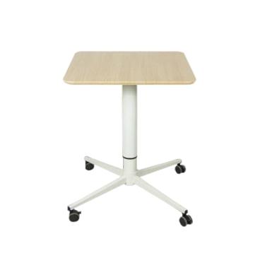 Imagem de HGTRH Mesa de laptop com altura ajustável, mesa de computador, suporte portátil, mesa C ajustável em altura, sofá, cabeceira, laptop, mesa com rodinhas para laptop e escrita