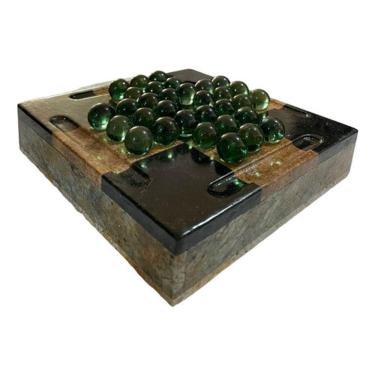 Imagem de Jogo Resta 1 Pedra Sabão Porta Peças