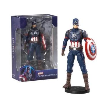 Imagem de Figuras De Ação Marvel 10cm Homem-Aranha Thanos Homem De Ferro Capitão