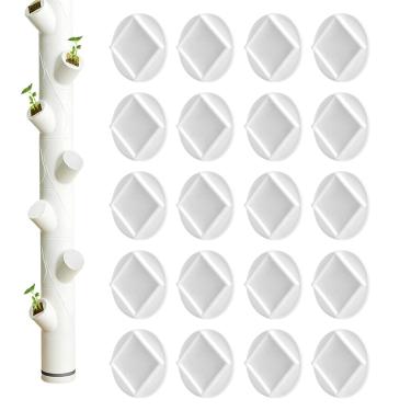 Imagem de Tampas espaçadoras de plantas, de tubo de água, cobertura de tubo de cultivo hidropônico, para quintal, casa, jardinagem, estufa, ambientes internos e externos