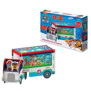 Imagem de Brinquedo de Montar Caminhão Abc Patrulha Canina MDF 3D Criativo Com 2