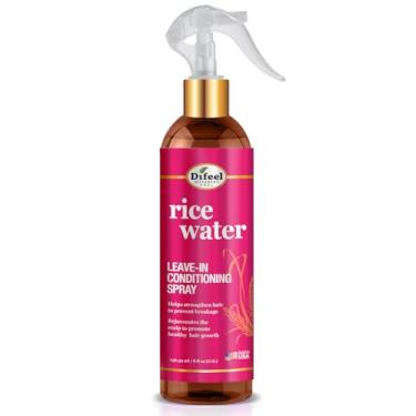 Imagem de Difeel Spray Condicionador Leave-in de Água de Arroz 227 g - Spray Condicionador Leave In para cabelos secos e danificados