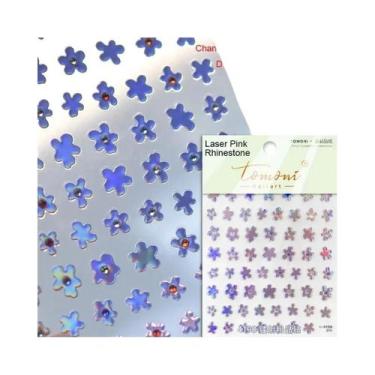 Imagem de Adesivos De Unha 5D Com Glitter De Vidro: Decoração Artística De Alta 