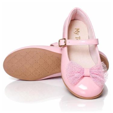 Imagem de Sapatilha Infantil Menina Sapato Social Festa Laço Organza - My ToT, R