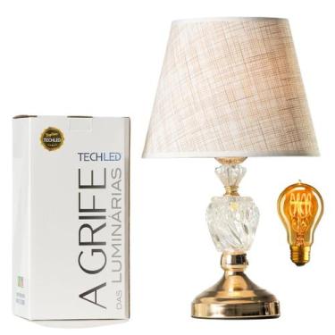 Imagem de Abajur Quarto Sala Casal Abajur De Tomada com Corpo Iluminado Abajour 