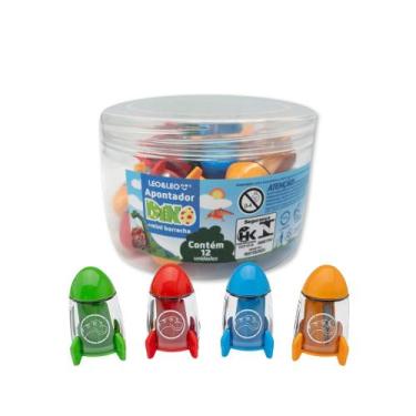 Imagem de Apontador Foguete com Depósito Dino Space (Pote com 12 unidades) Leo&L