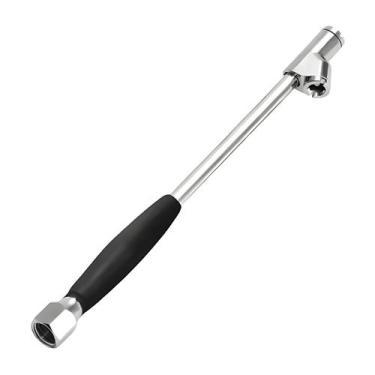 Imagem de Bico De Encher Pneus Duplo E Reto Rosca 1/4 Bsp Com Retenção - Steels