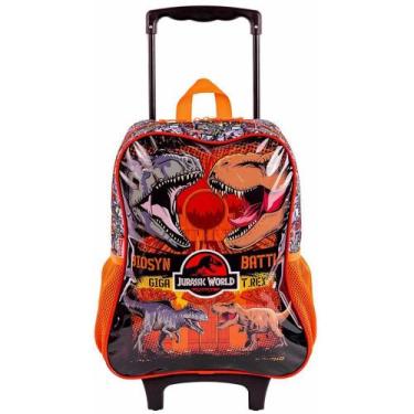 Imagem de Mochila Infantil com Rodinha Jurassic WORLD Battle G 44CM