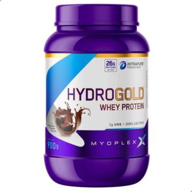Imagem de Whey Protein Hydro Gold ISO e HMB 900g Myoplex, Chocolate Thunder Brow