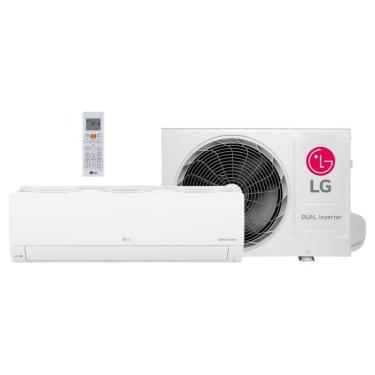 Imagem de Ar Condicionado Split LG DUAL Inverter Compact +AI 9000 BTUs Quente e Frio 220V S3-W09AAQAL