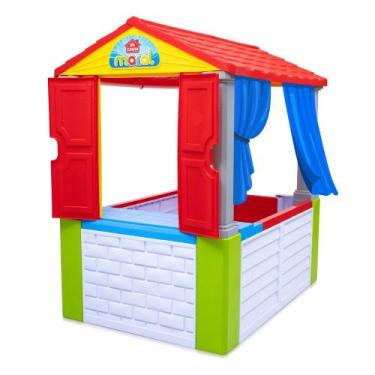 Imagem de Casinha Infantil Maral Mi Casita Colorida c/ Campainha, Correio e Jane