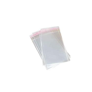Imagem de Saco Adesivado Saquinho Plástico Transparente 9x13 500 Unidades