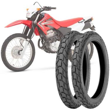 Imagem de 2 Pneu Moto Tornado Technic 120/80-18 62s 90/90-21 54s T&c