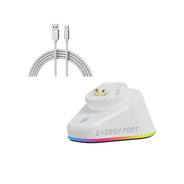 Imagem de TECKEEN Base de carregamento de mouse sem fio com porta USB dupla para Razer DeathAdder V2 Pro Naga Pro