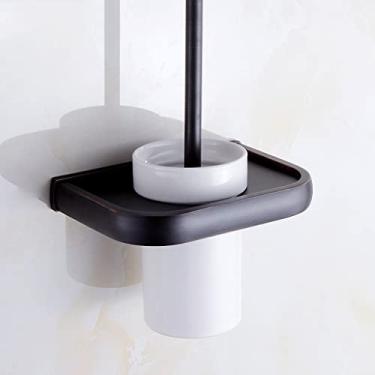 Imagem de Toalheiro estilo europeu conjunto de toalheiros de banheiro montado na parede suporte de barra de torre de banheiro suporte de papel higiênico kit de acessórios de banho/suporte de toalha 60 cm