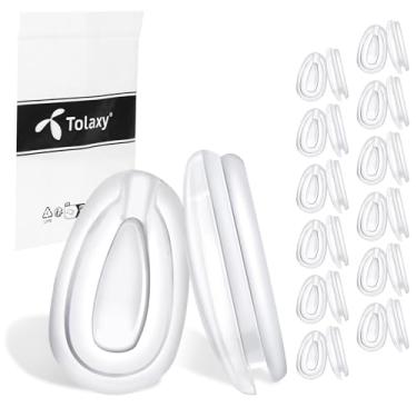 Imagem de Tolaxy 12 pares de peças de nariz de substituição de silicone macio atualizadas para Oakley Feedback OO4079 | Holbrook Metal OO4123 | Calibre 6 | Calibre 8 | Papel alumínio | Óculos de sol Crosshair,